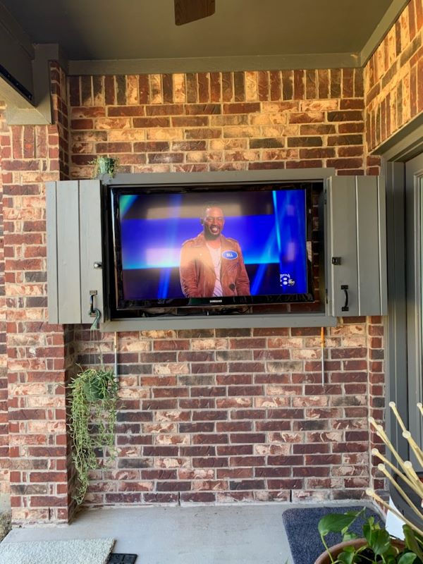 Residential TV Cabinet Installation